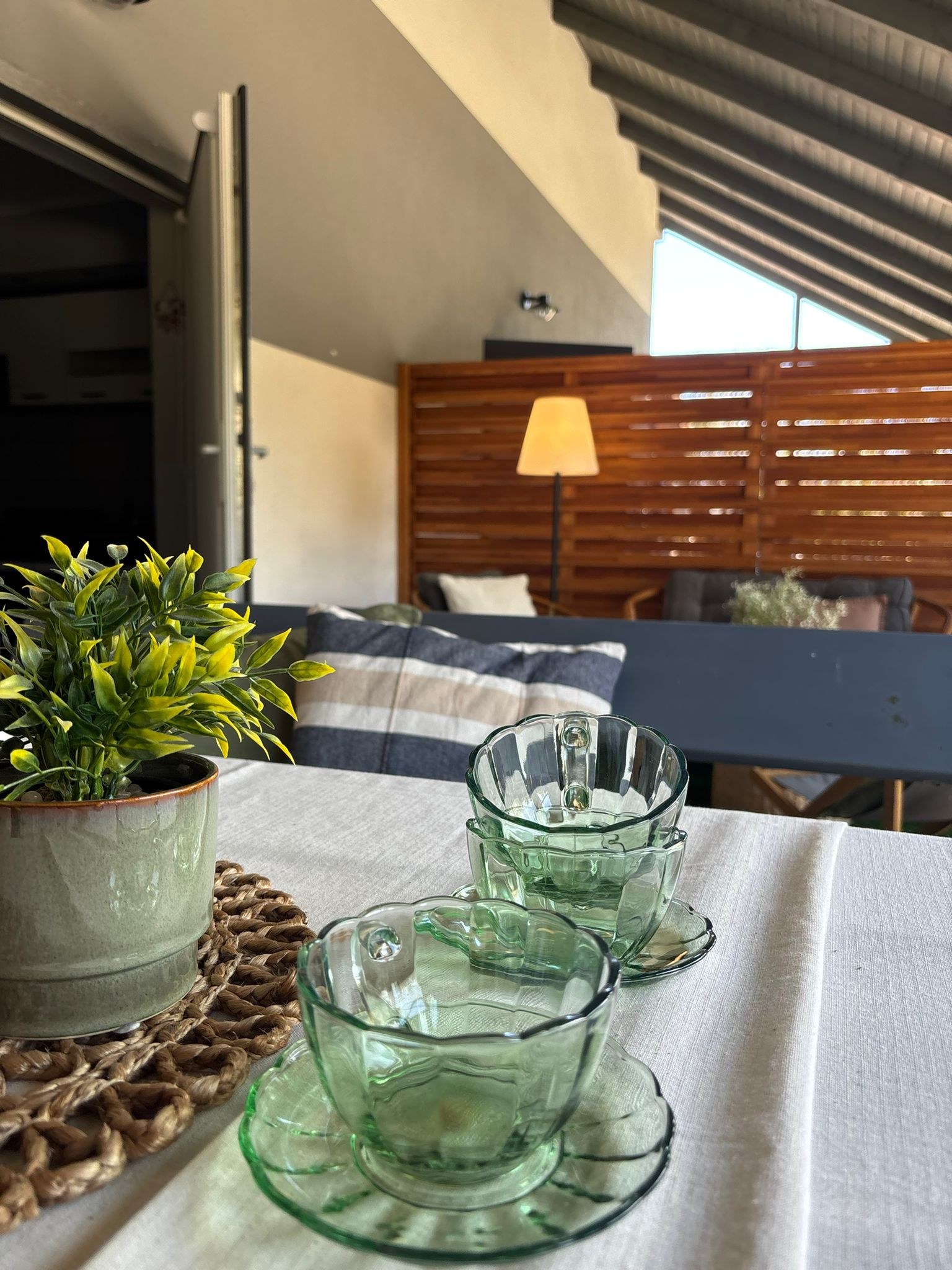 Klimatyczny taras przy apartamencie